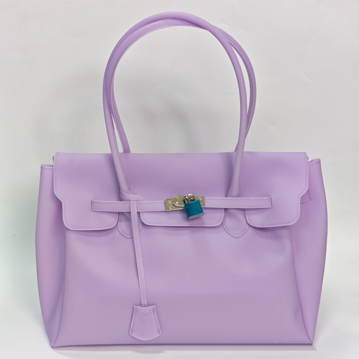 Jellyfirkin New Summer Style Kiiikiii Jelly Tote Shoulder Bag Large Capacity Underarm Bag